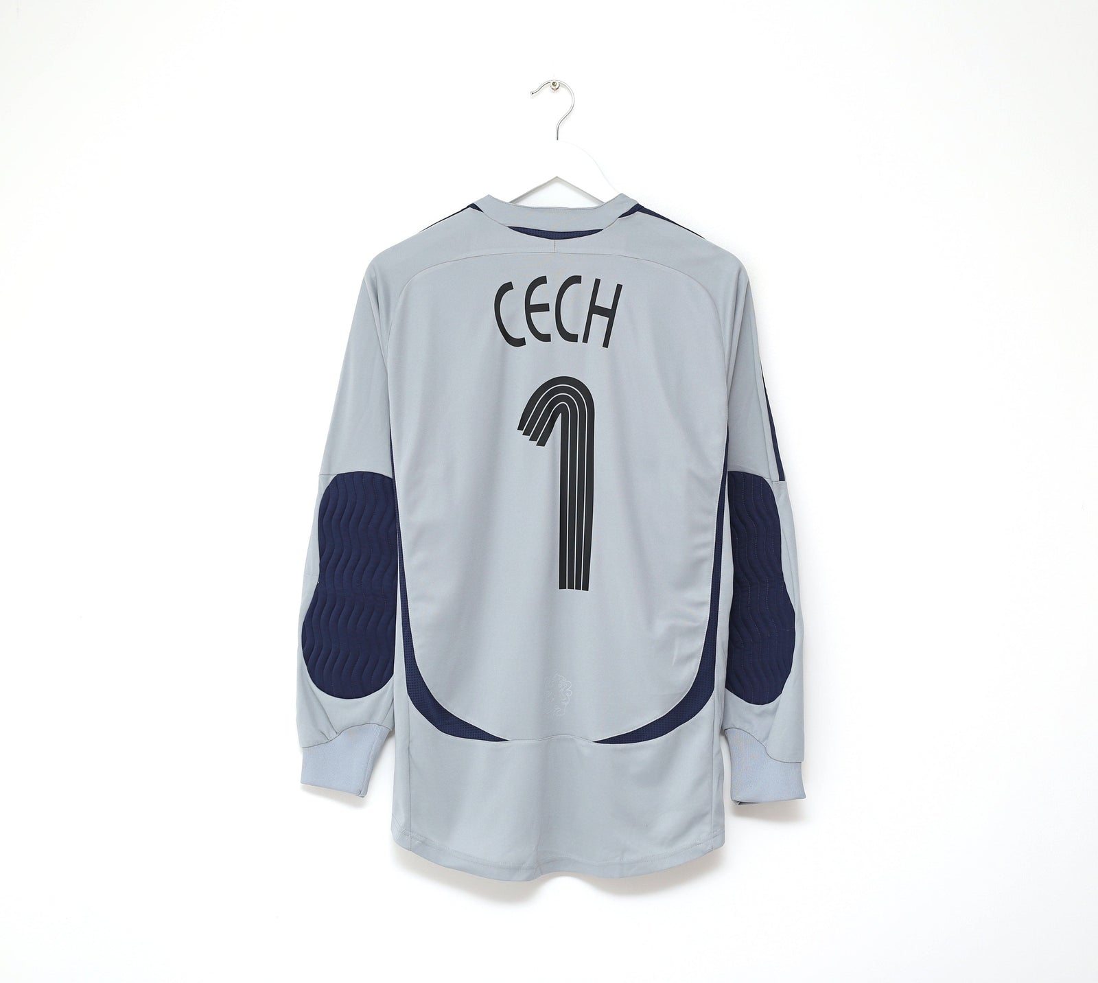 2006/08 CECH #1 Chelsea Vintage adidas UCL GK Football Shirt (M) Goalkeeper