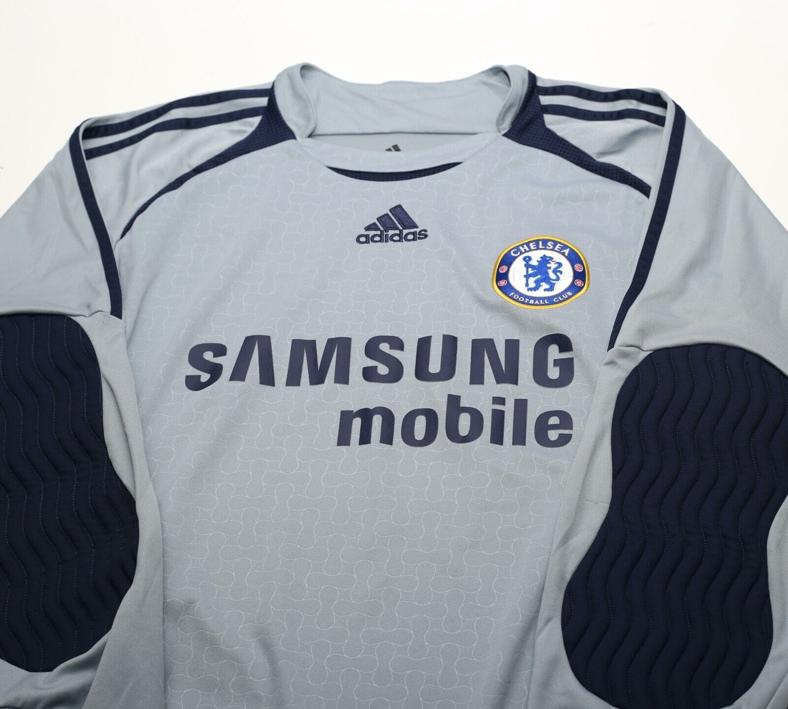 2006/08 CECH #1 Chelsea Vintage adidas UCL GK Football Shirt (M) Goalkeeper