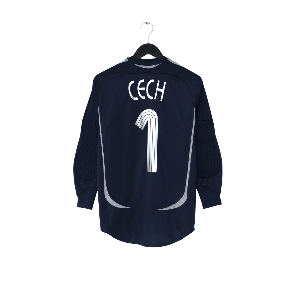 2006/08 CECH #1 Chelsea Vintage adidas UCL Goalkeeper Football Shirt (S)