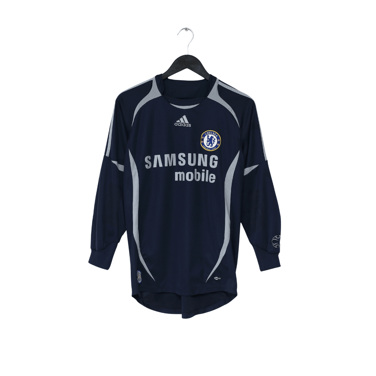 2006/08 CECH #1 Chelsea Vintage adidas UCL Goalkeeper Football Shirt (S)