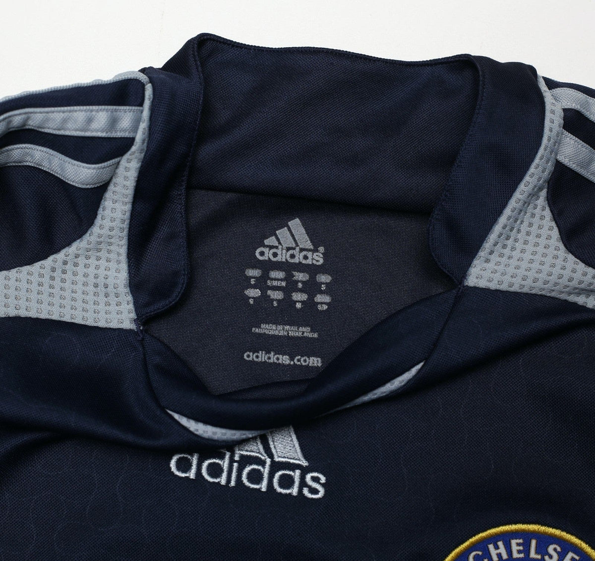 2006/08 CECH #1 Chelsea Vintage adidas UCL Goalkeeper Football Shirt (S)