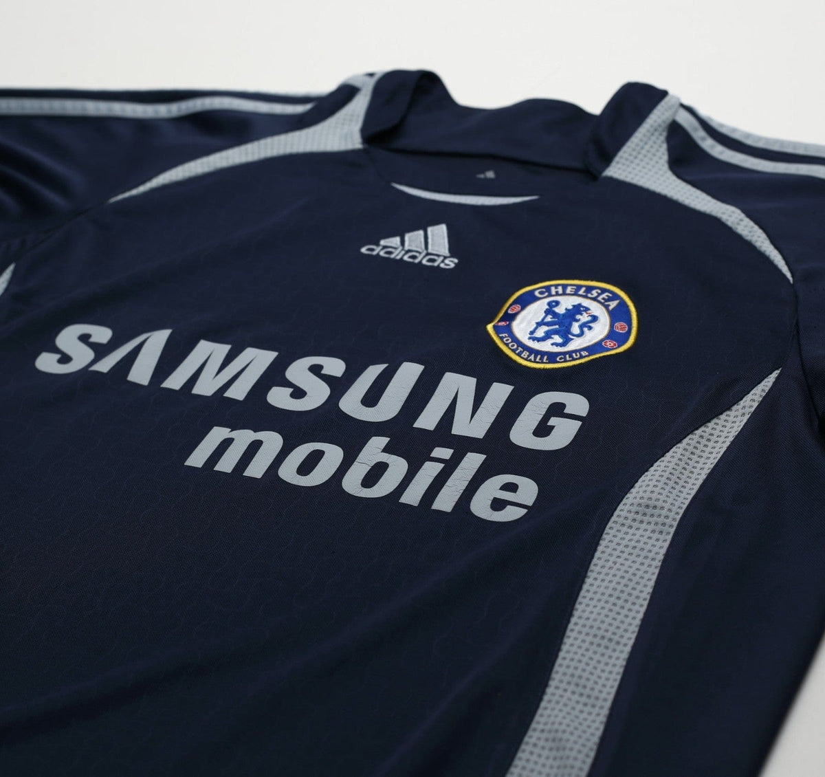 2006/08 CECH #1 Chelsea Vintage adidas UCL Goalkeeper Football Shirt (S)