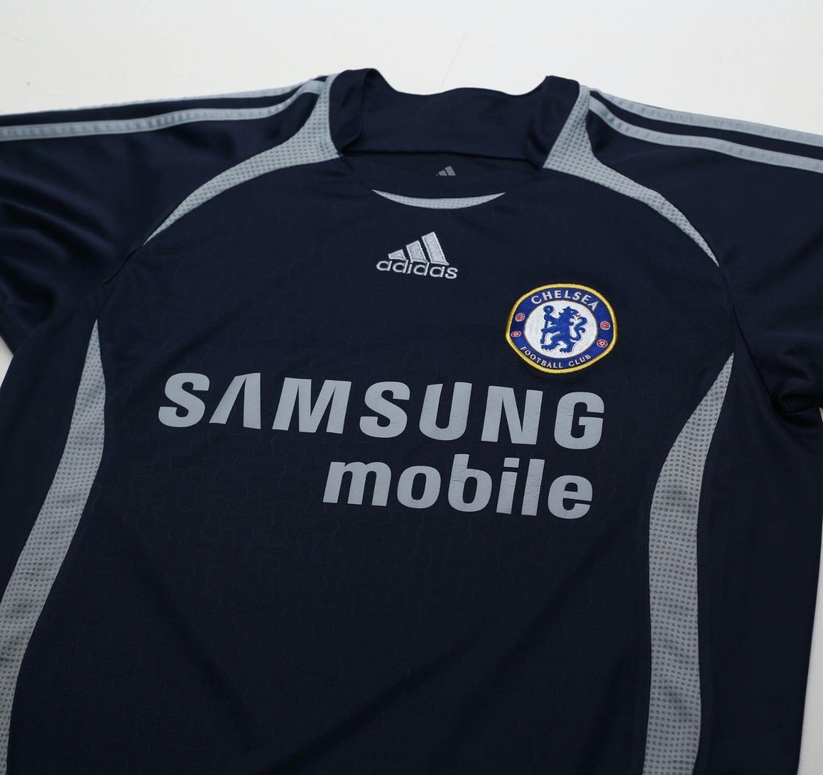 2006/08 CECH #1 Chelsea Vintage adidas UCL Goalkeeper Football Shirt (S)