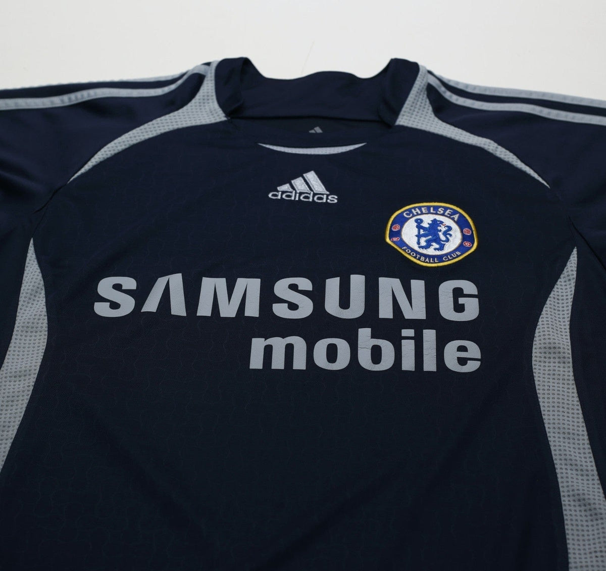 2006/08 CECH #1 Chelsea Vintage adidas UCL Goalkeeper Football Shirt (S)