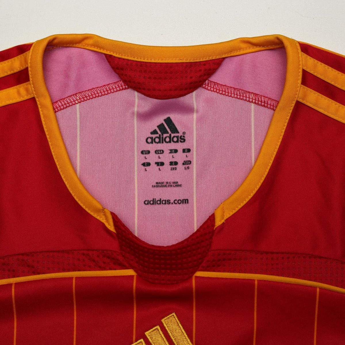 2006/08 F. Torres #9 Spain Vintage adidas Home Football Shirt (L) World Cup 2006
