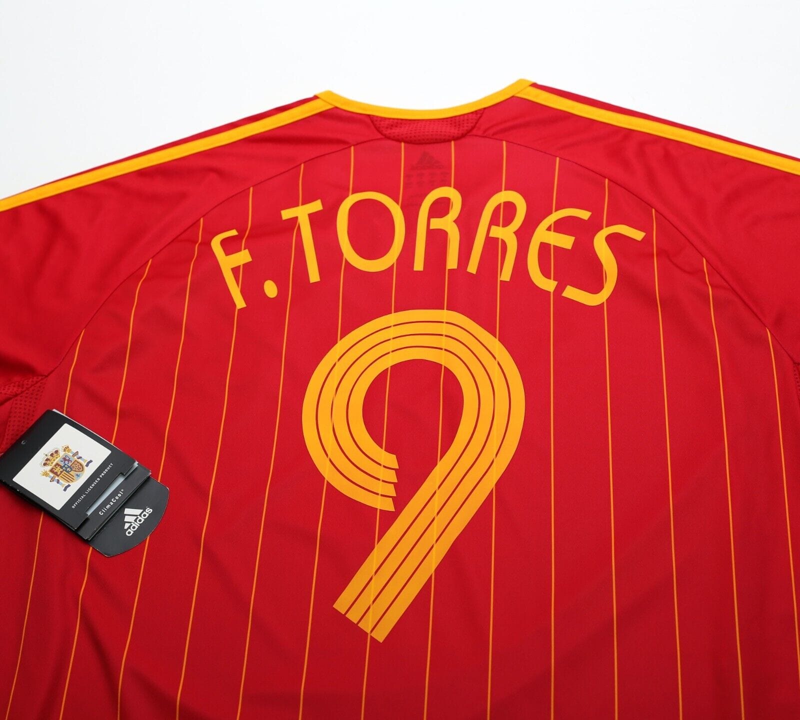 2006/08 F. TORRES #9 Spain Vintage adidas Home Football Shirt (XL) BNWT
