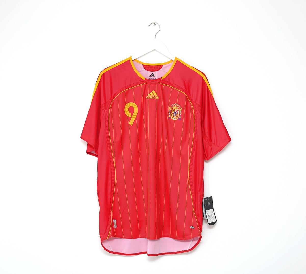 2006/08 F. TORRES #9 Spain Vintage adidas Home Football Shirt (XL) BNWT