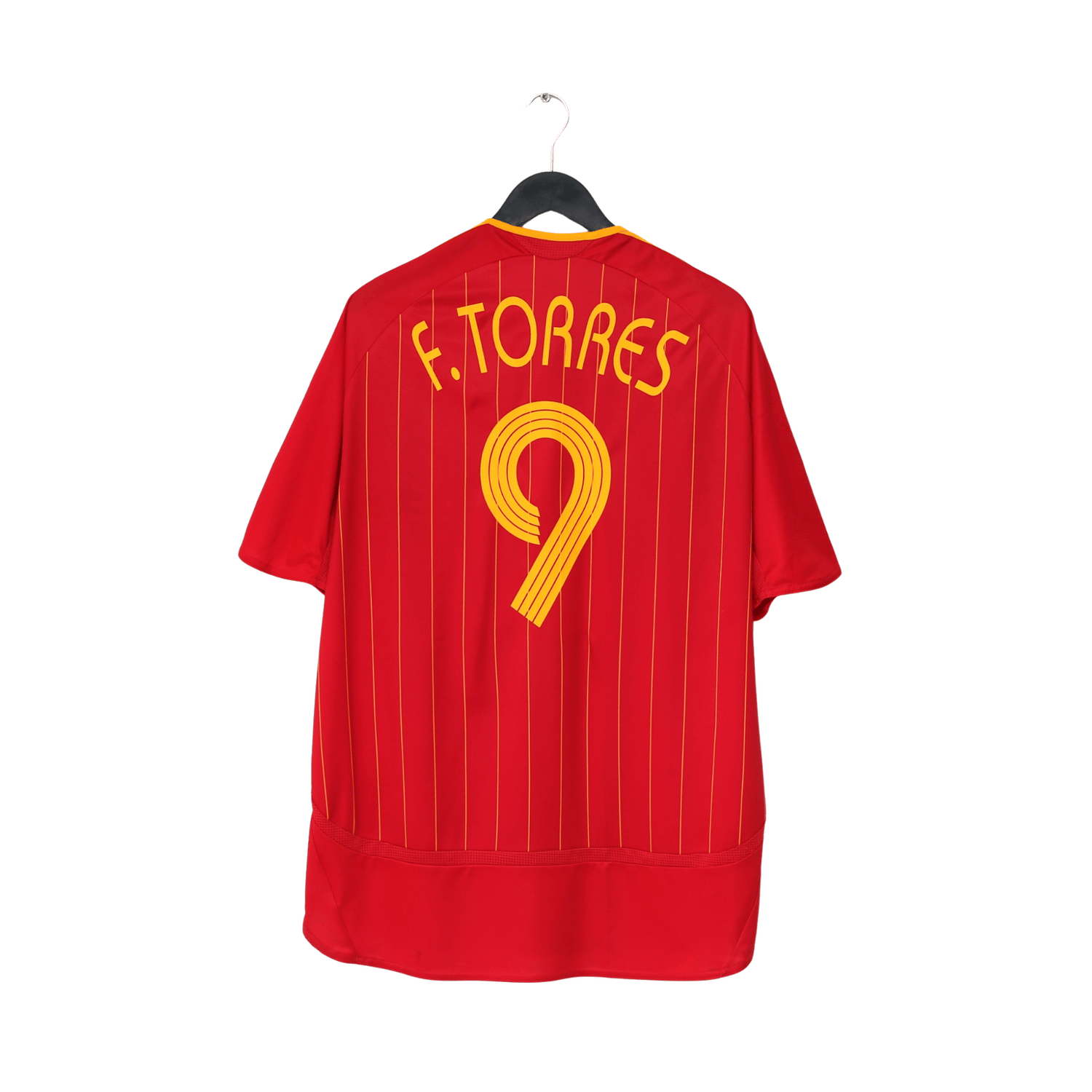 【正規品】スペイン代表 2006 トーレス 9 ユニフォーム L ワールドカップ 2006-08-f-torres-9-spain-