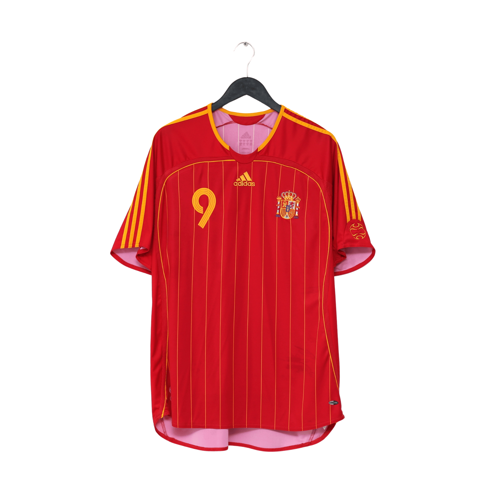 2006/08 F. Torres #9 Spain Vintage adidas Home Football Shirt XL