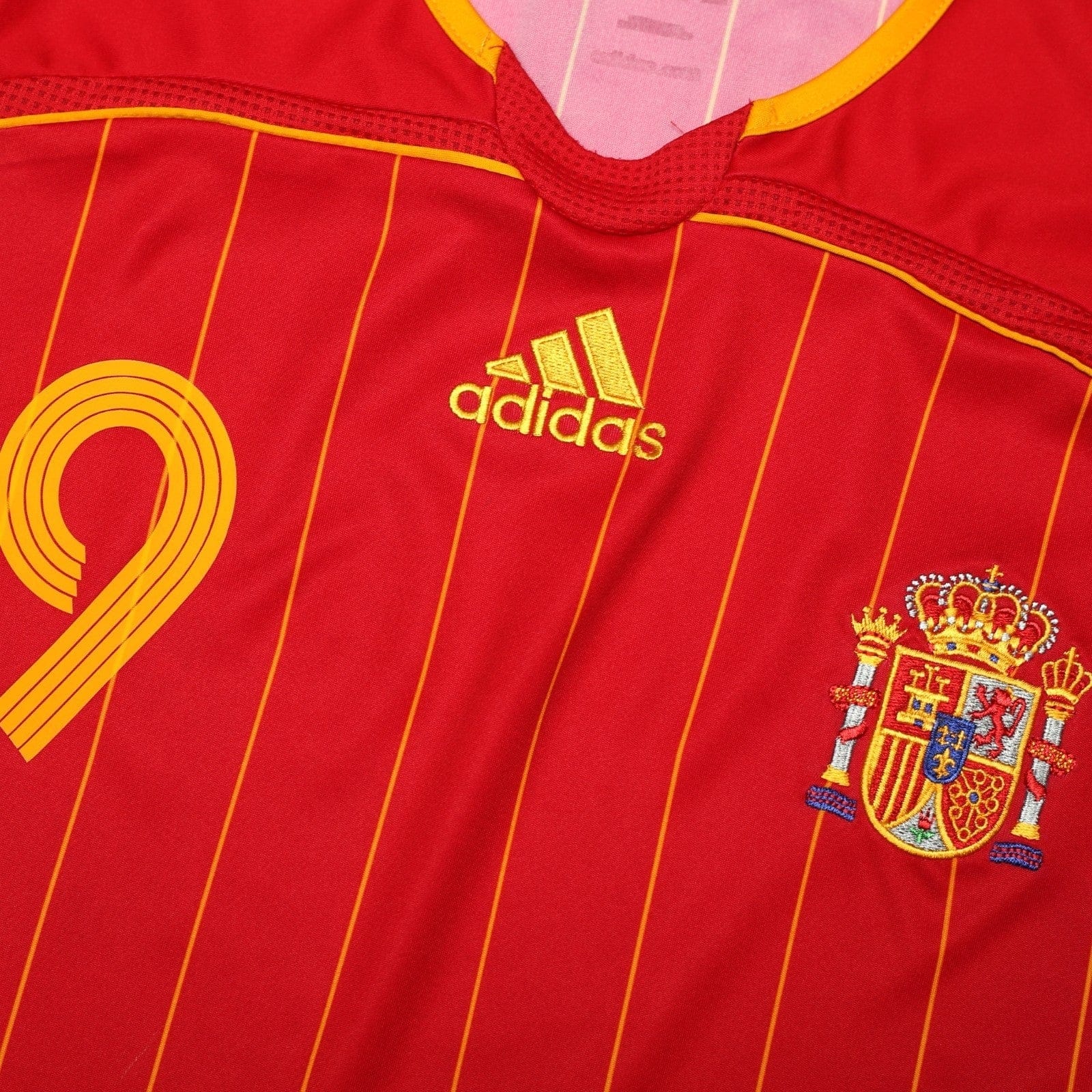 2006/08 F. Torres #9 Spain Vintage adidas Home Football Shirt XL World Cup 2006