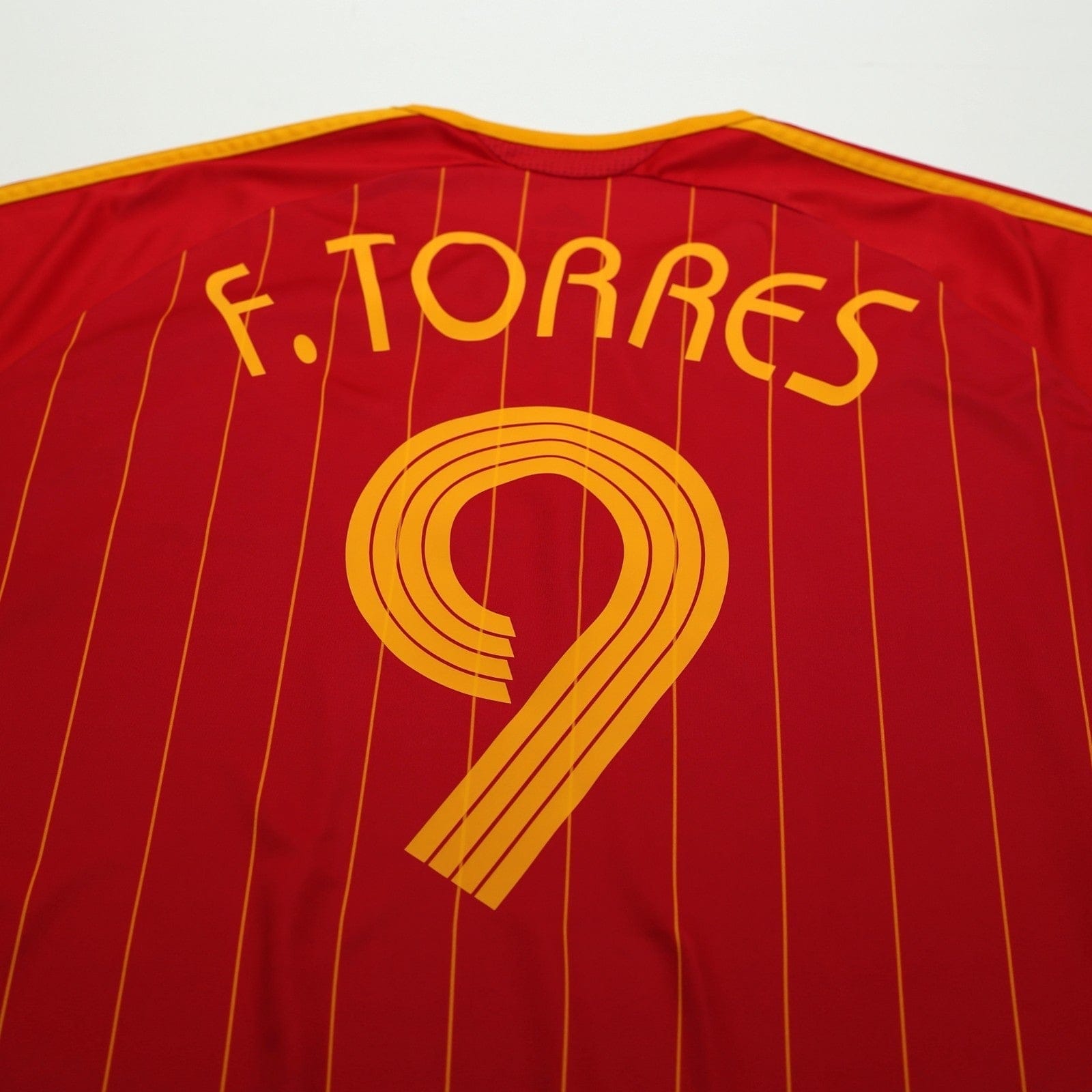 2006/08 F. Torres #9 Spain Vintage adidas Home Football Shirt XL World Cup 2006