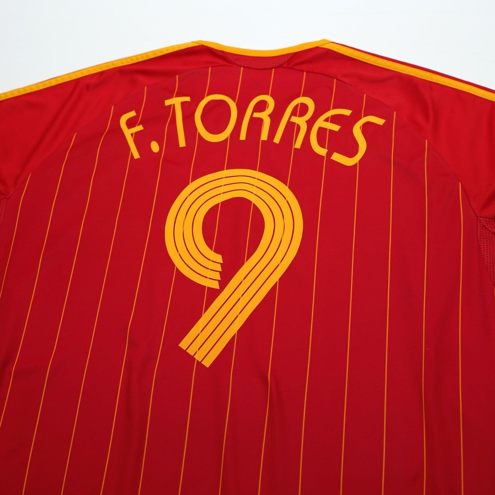 2006/08 F. Torres #9 Spain Vintage adidas Home Football Shirt XL World Cup 2006