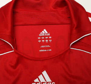 2006/08 GERRARD #8 Liverpool Vintage adidas Home Football Shirt Jersey (L)