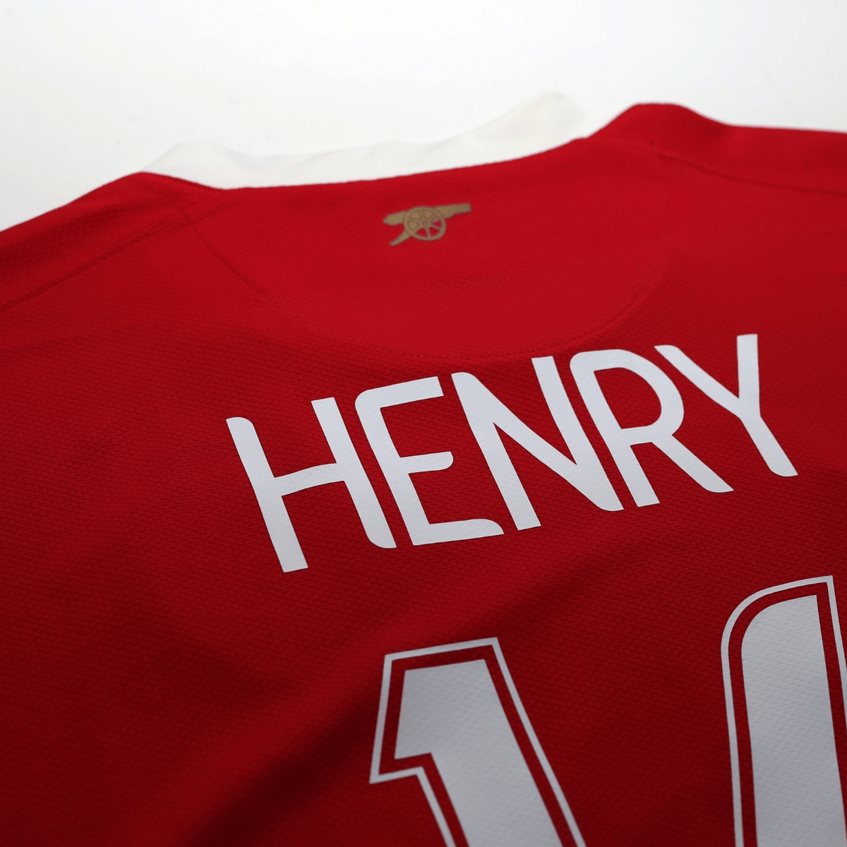 2006/08 Henry #14 Arsenal Vintage Nike European Home Football Shirt (L)
