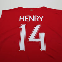 2006/08 Henry #14 Arsenal Vintage Nike European Home Football Shirt (L)