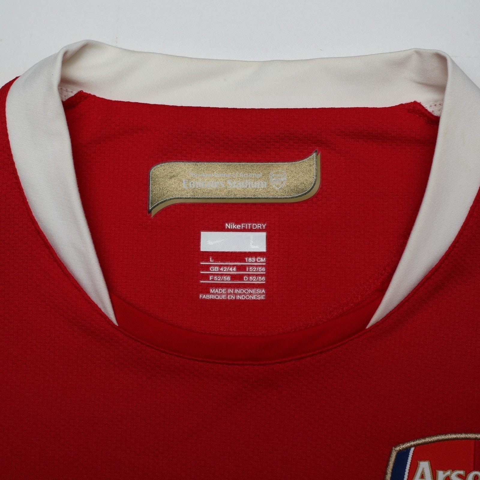 2006/08 Henry #14 Arsenal Vintage Nike European Home Football Shirt (L)