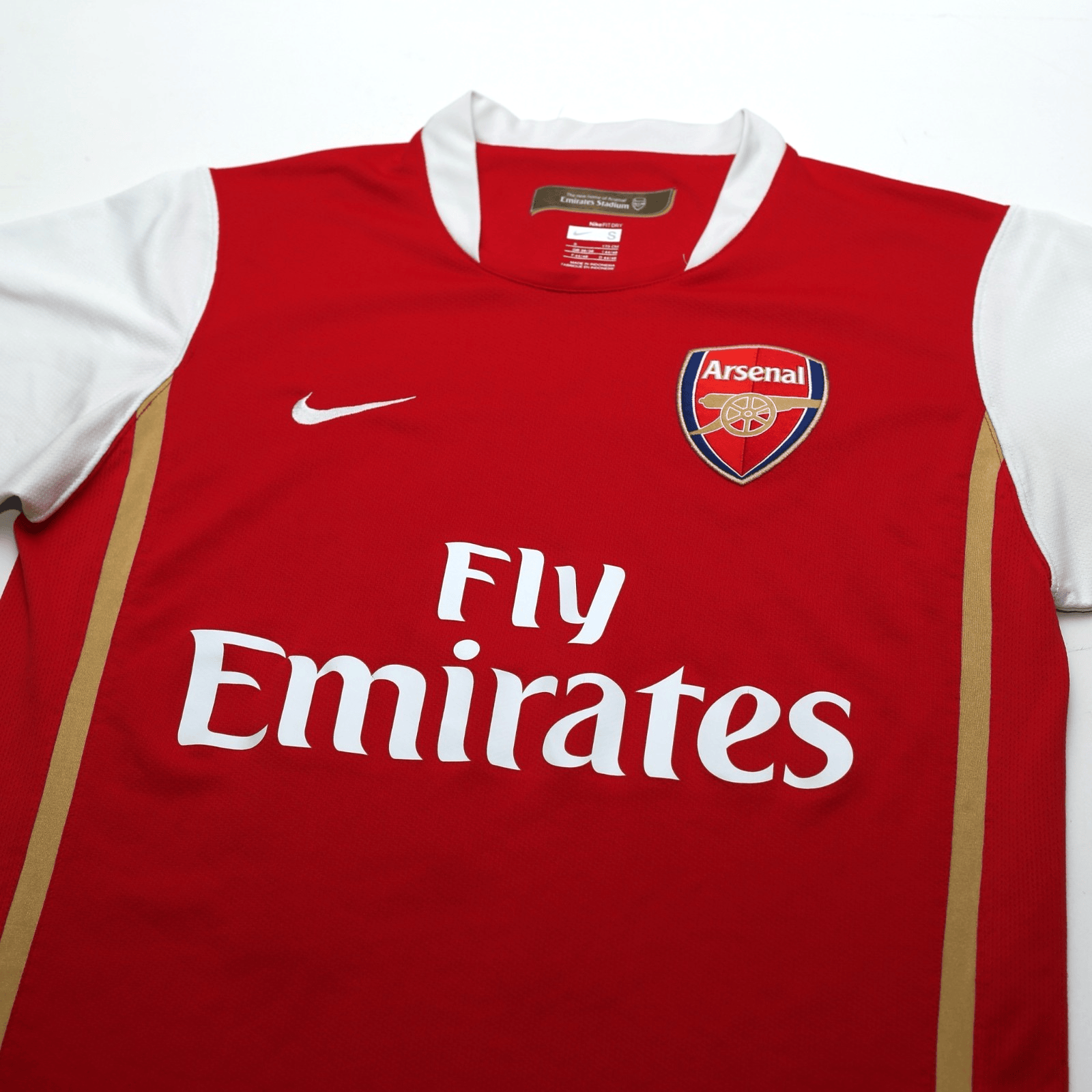 2006/08 Henry #14 Arsenal Vintage Nike Home Football Shirt (S)