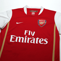 2006/08 Henry #14 Arsenal Vintage Nike Home Football Shirt (S)