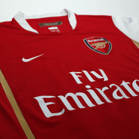 2006/08 Henry #14 Arsenal Vintage Nike Home Football Shirt (S)