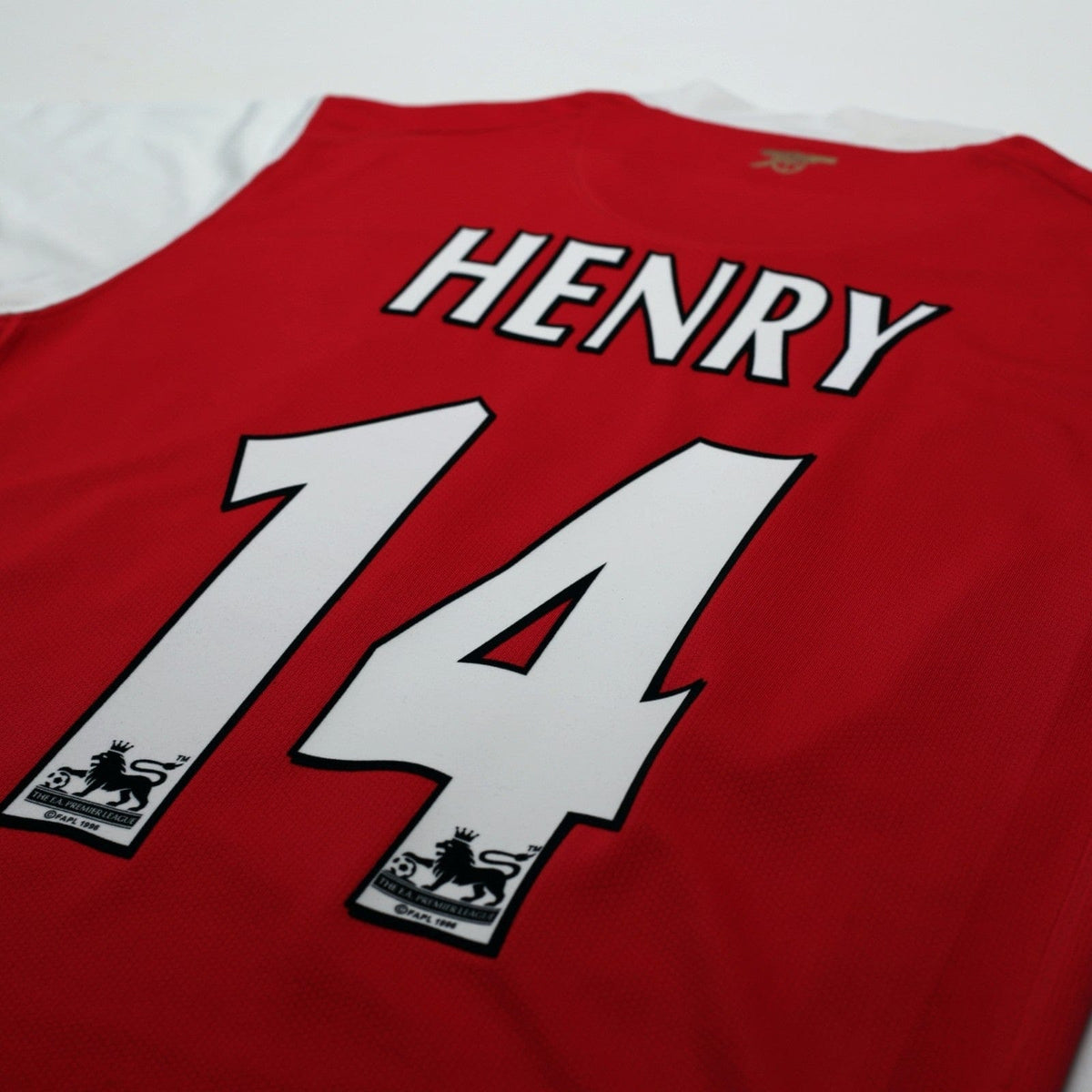 2006/08 Henry #14 Arsenal Vintage Nike Home Football Shirt (S)