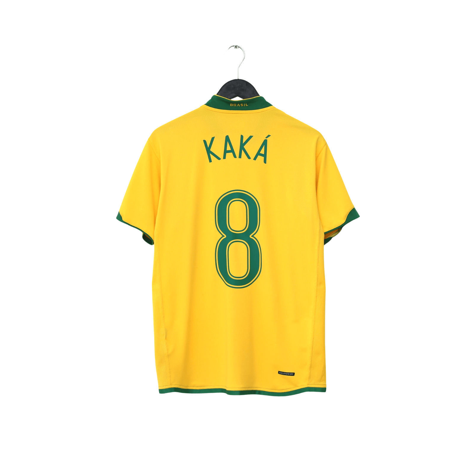 2006/08 Kaka #8 Brazil Vintage Nike World Cup 06 Home Football Shirt (M)