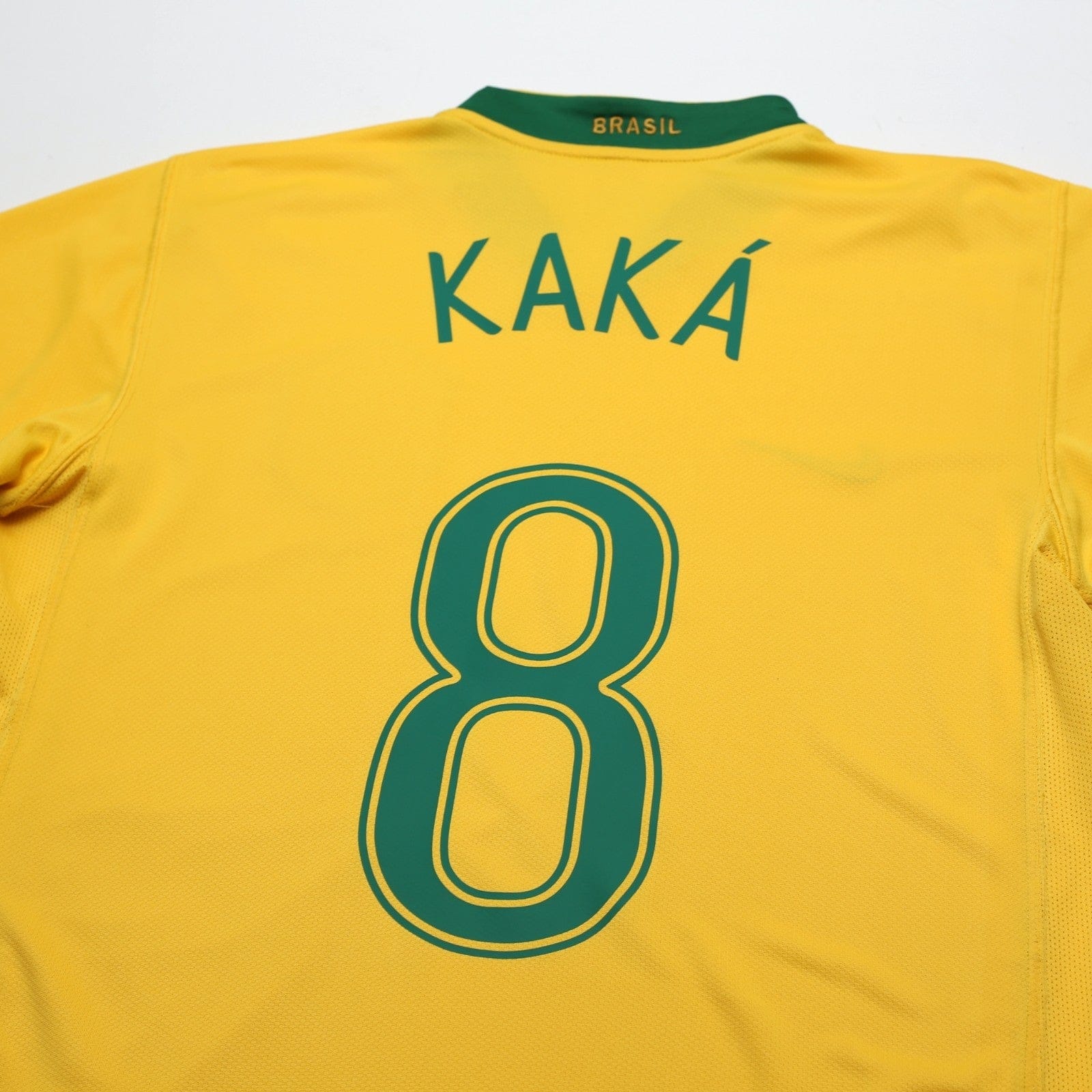 2006/08 Kaka #8 Brazil Vintage Nike World Cup 06 Home Football Shirt (