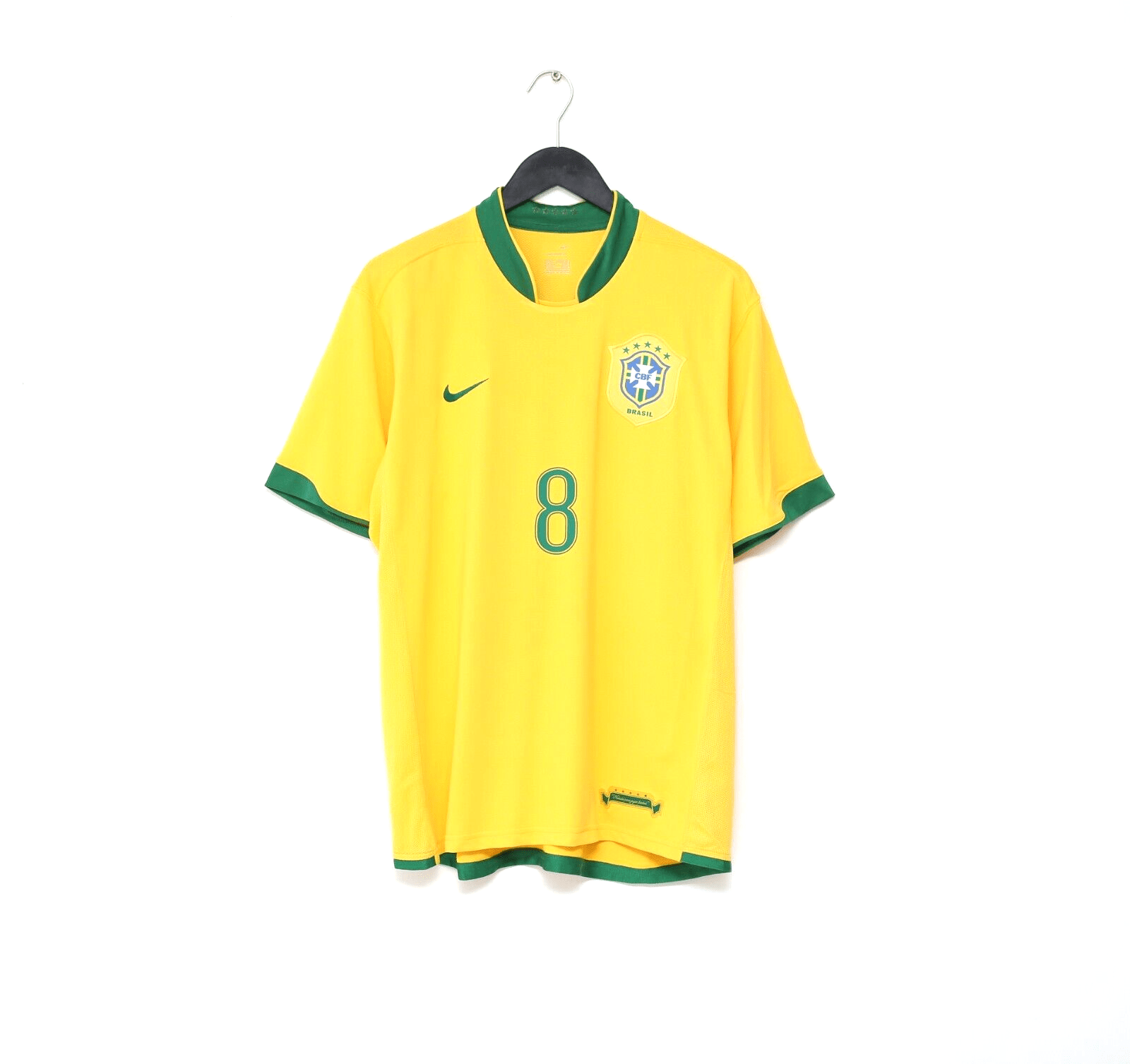 2006/08 KAKA #9 Brazil Vintage Nike World Cup 06 Home Football Shirt (L)