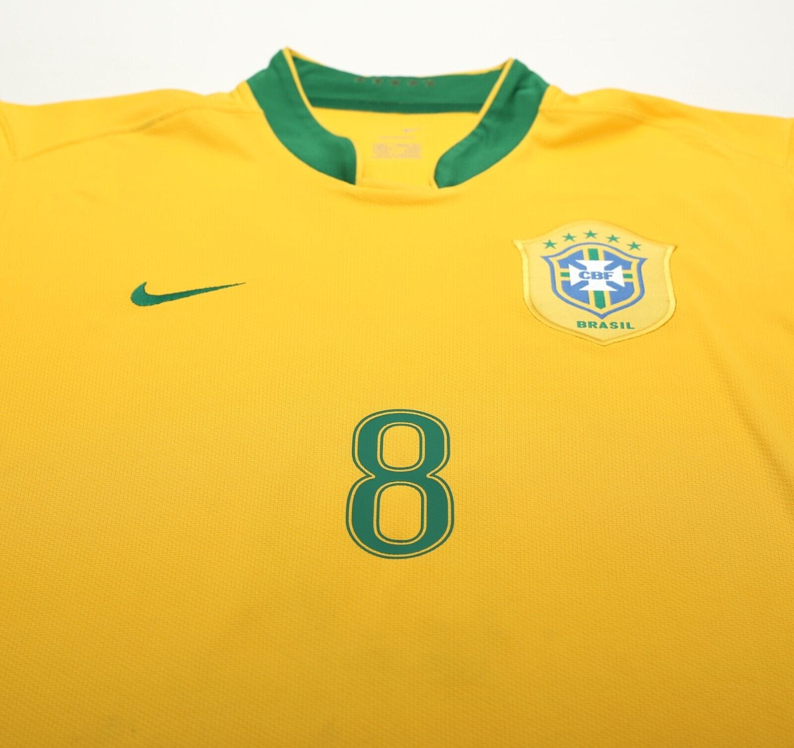 2006/08 KAKA #9 Brazil Vintage Nike World Cup 06 Home Football Shirt (L)