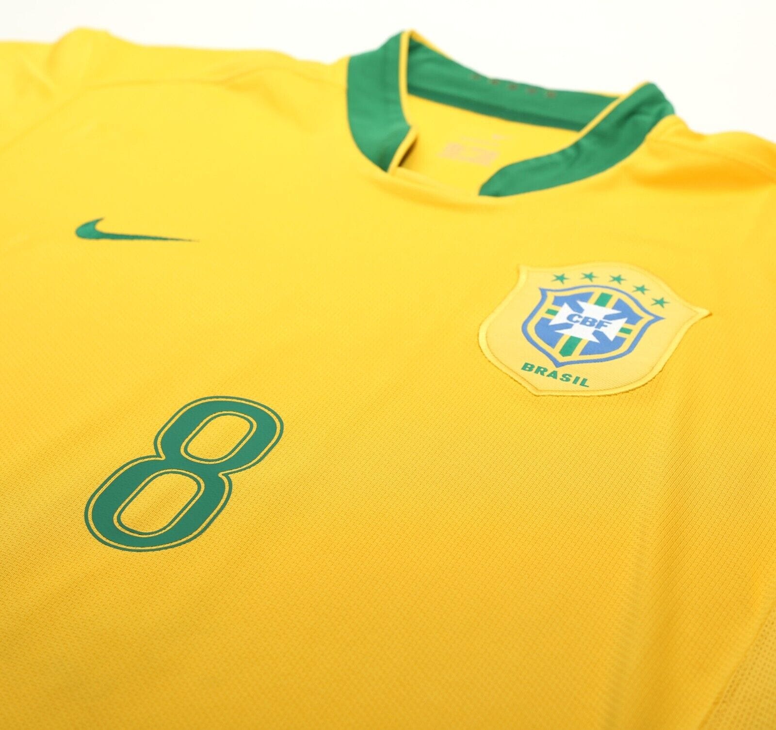 2006/08 KAKA #9 Brazil Vintage Nike World Cup 06 Home Football Shirt (L)