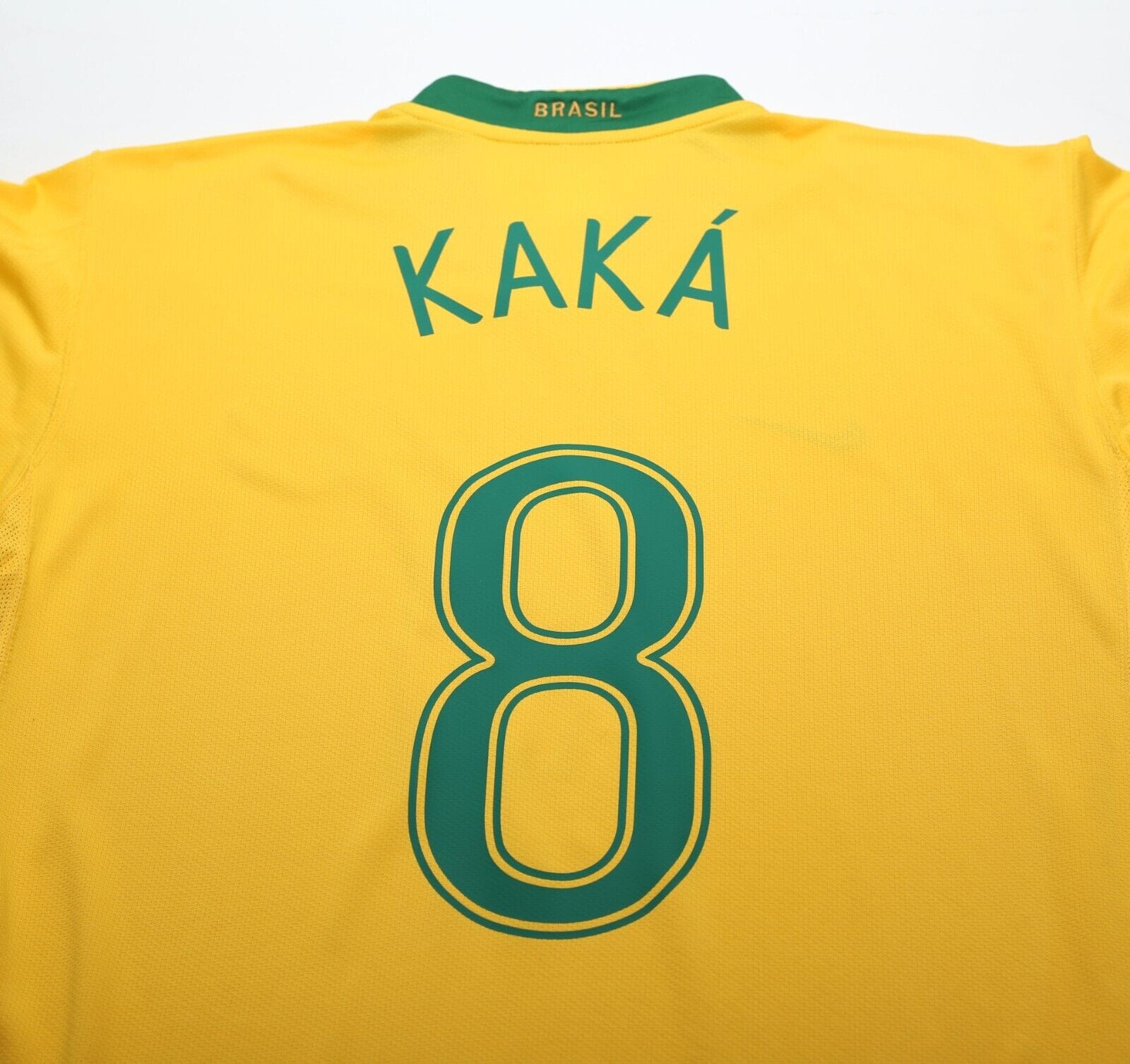 2006/08 KAKA #9 Brazil Vintage Nike World Cup 06 Home Football Shirt (L)