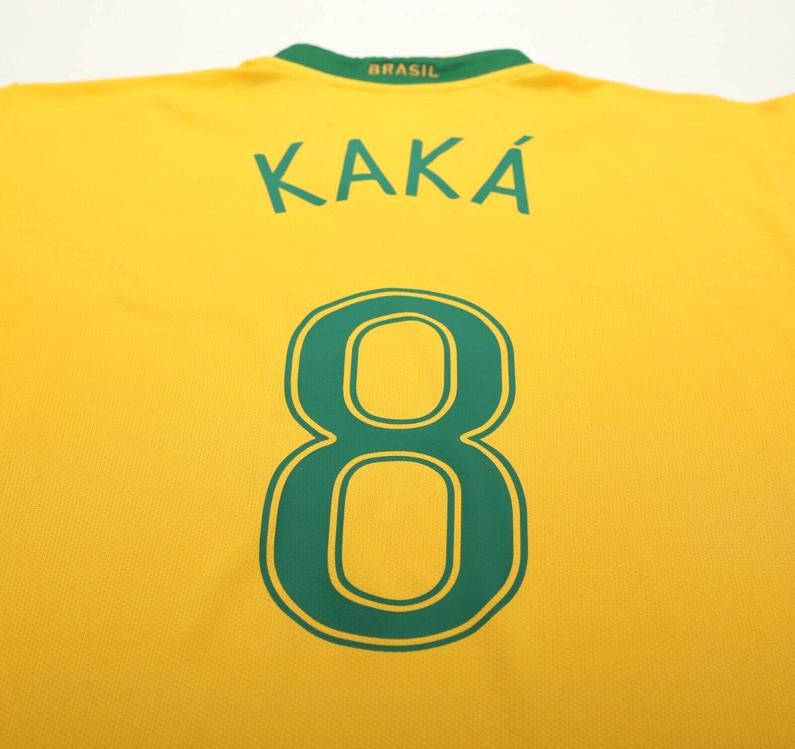 2006/08 KAKA #9 Brazil Vintage Nike World Cup 06 Home Football Shirt (L)