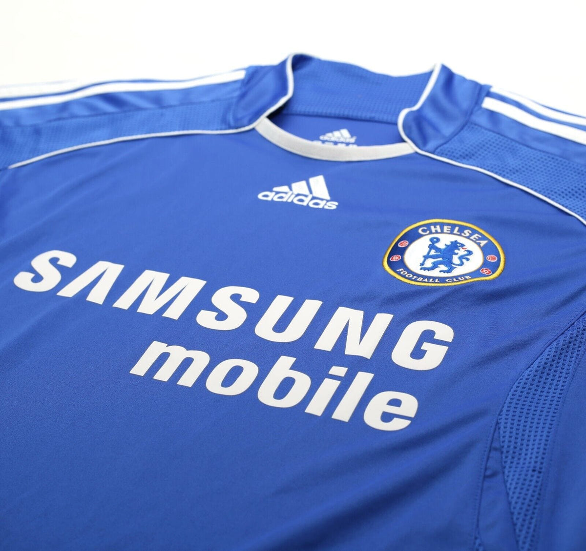 2006/08 LAMPARD #8 Chelsea Vintage adidas UCL Home Football Shirt Jersey (M)