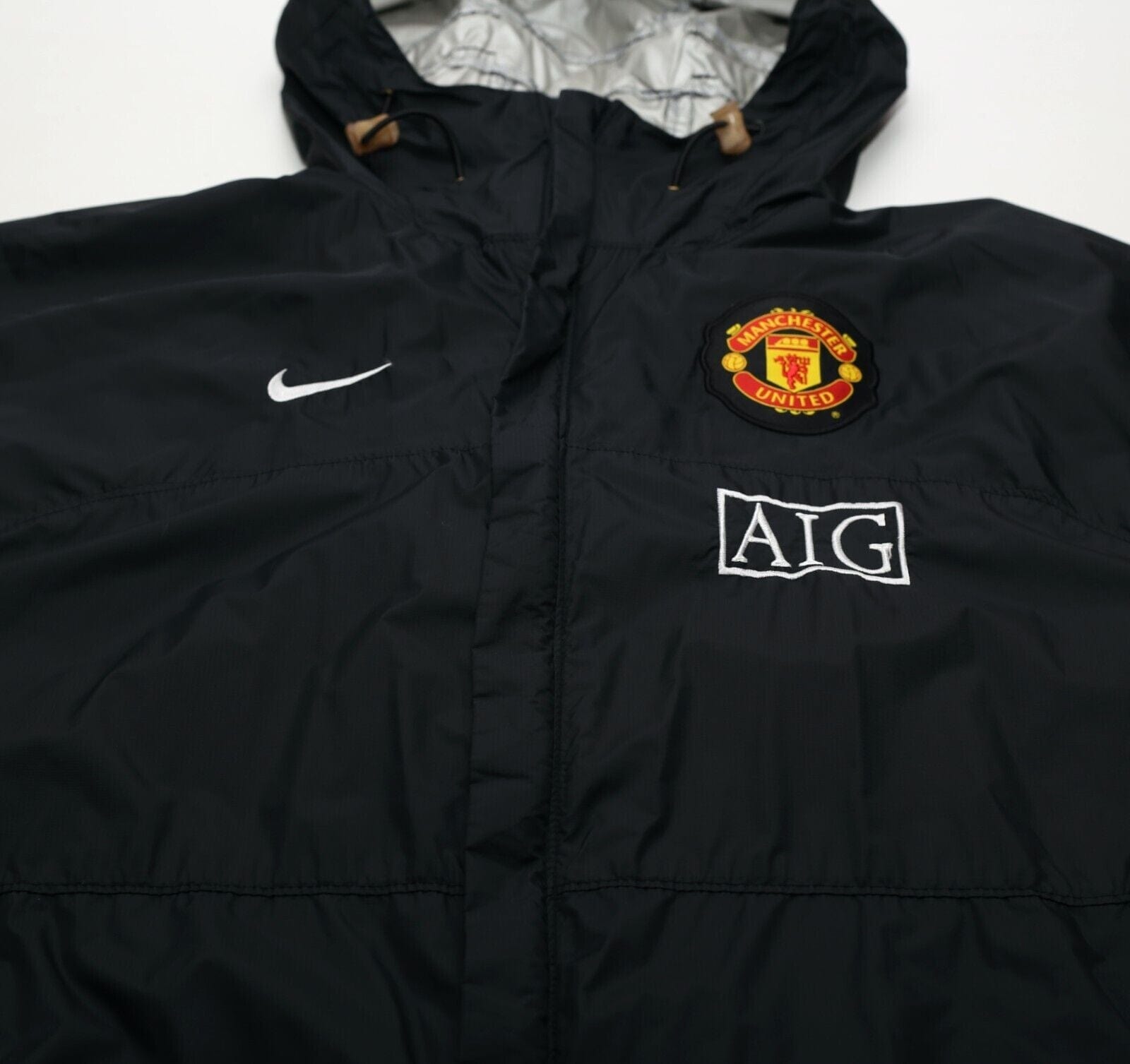 2006/08 MANCHESTER UNITED Vintage Nike Football Hooded Rain