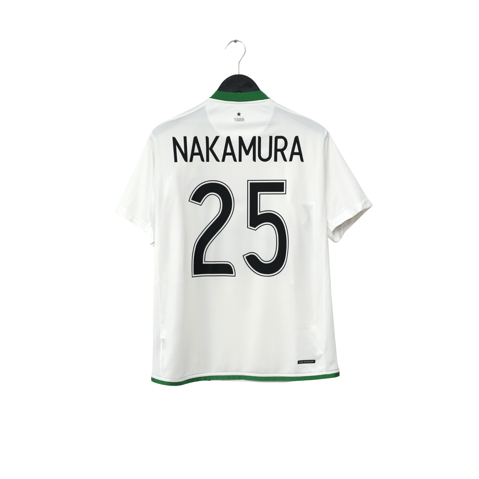 2006/08 Nakamura #25 Celtic Vintage Nike European 4th Football Shirt (M)