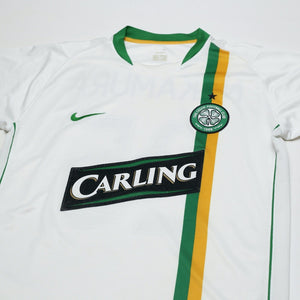 2006/08 Nakamura #25 Celtic Vintage Nike European 4th Football Shirt (M)