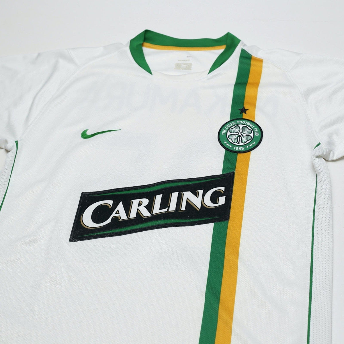 2006/08 Nakamura #25 Celtic Vintage Nike European 4th Football Shirt (M)
