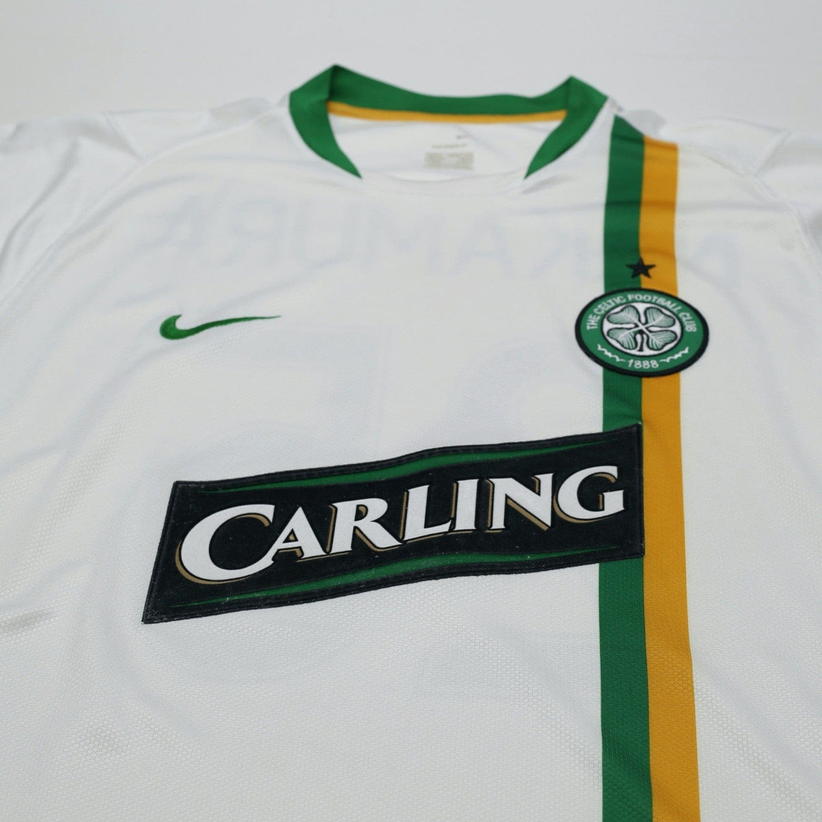 2006/08 Nakamura #25 Celtic Vintage Nike European 4th Football Shirt (M)