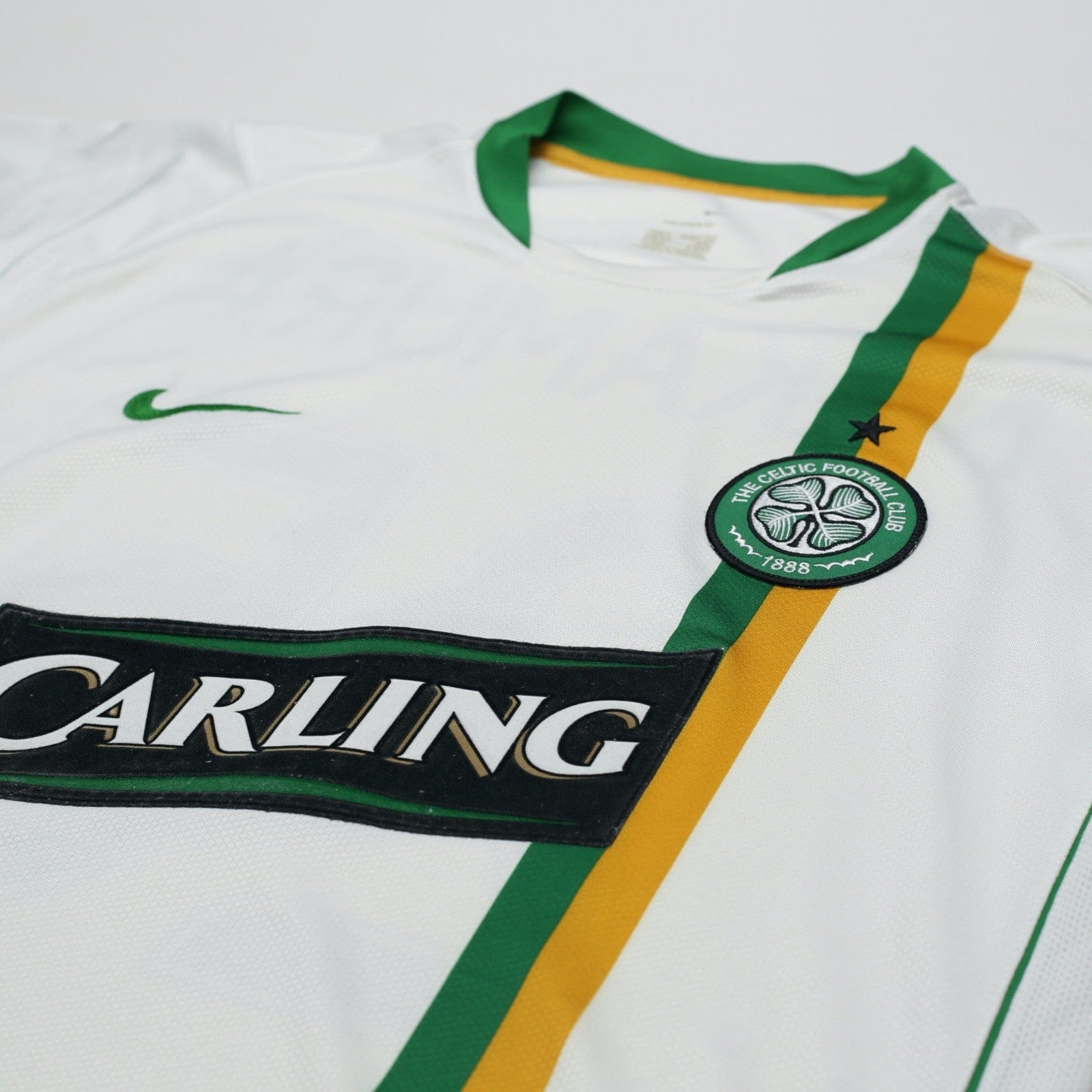 2006/08 Nakamura #25 Celtic Vintage Nike European 4th Football Shirt (M)