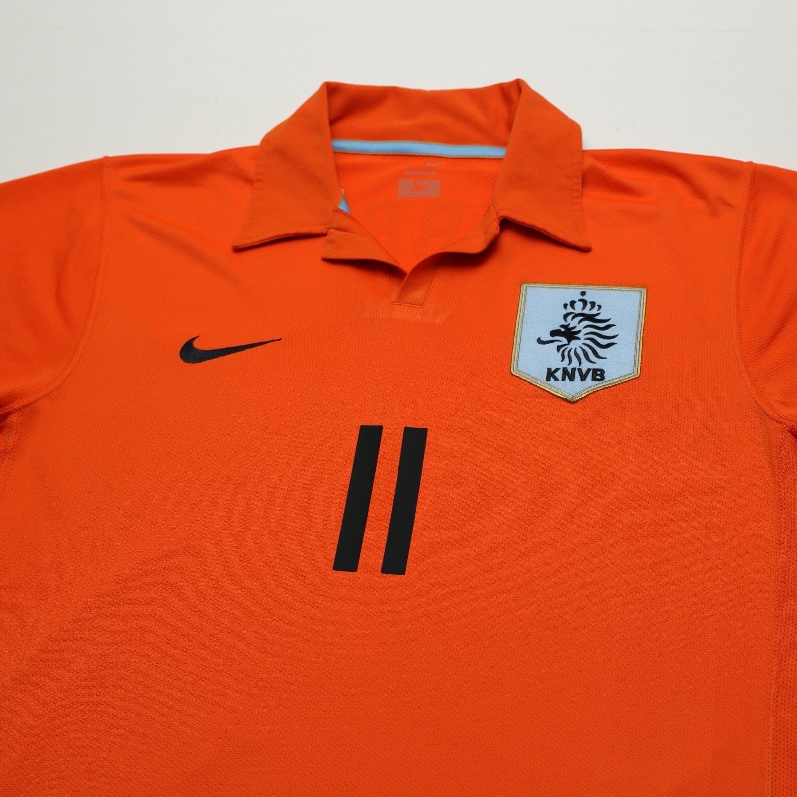 2006/08 Robben #11 Holland Vintage Nike Home Football Shirt (M) Netherlands