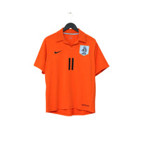 2006/08 Robben #11 Holland Vintage Nike Home Football Shirt (M) Netherlands