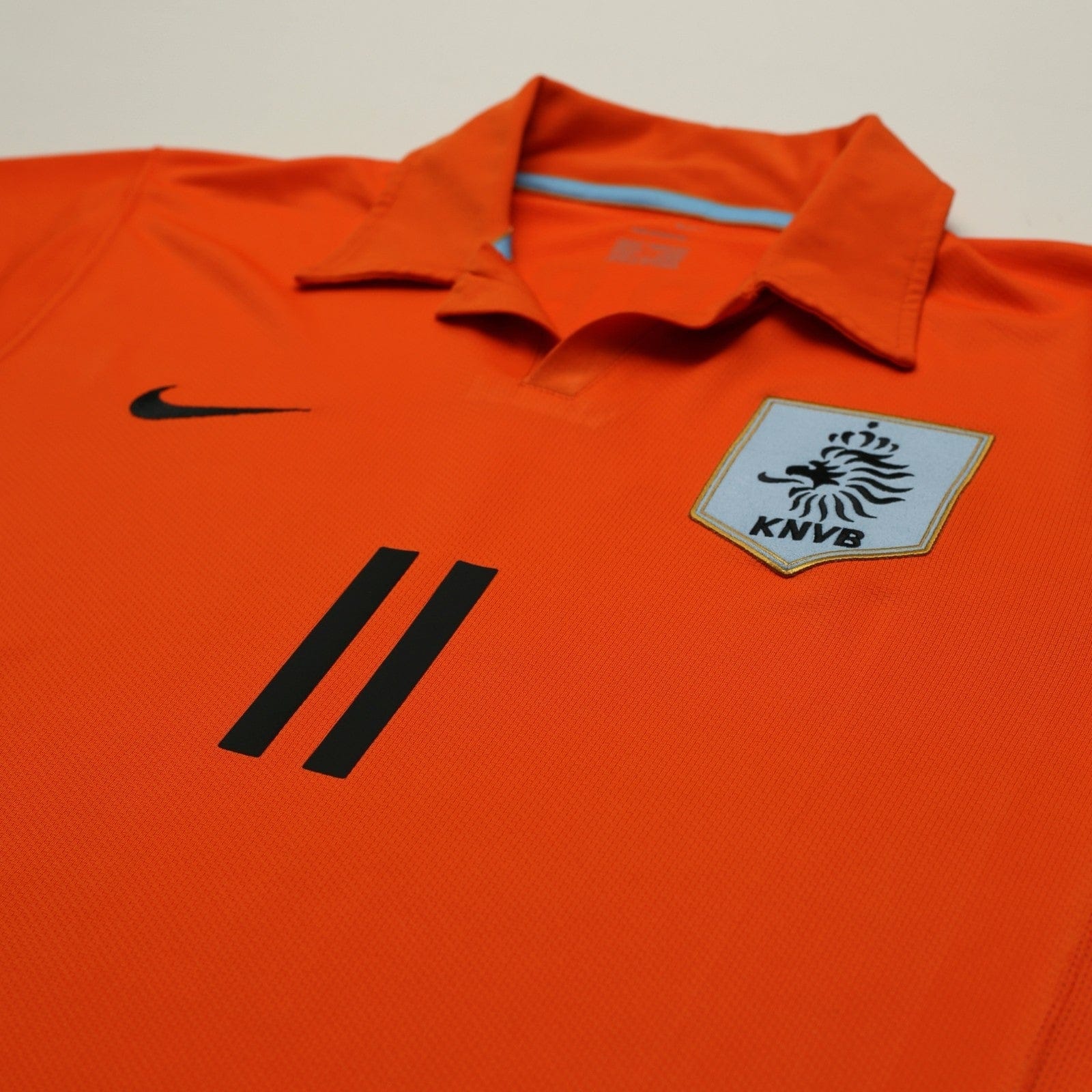 2006/08 Robben #11 Holland Vintage Nike Home Football Shirt (M) Netherlands