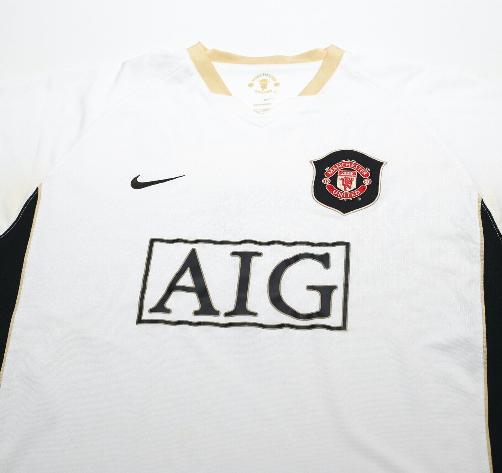 2006/08 RONALDO #7 Manchester United Vintage Nike Away Football Shirt (L)