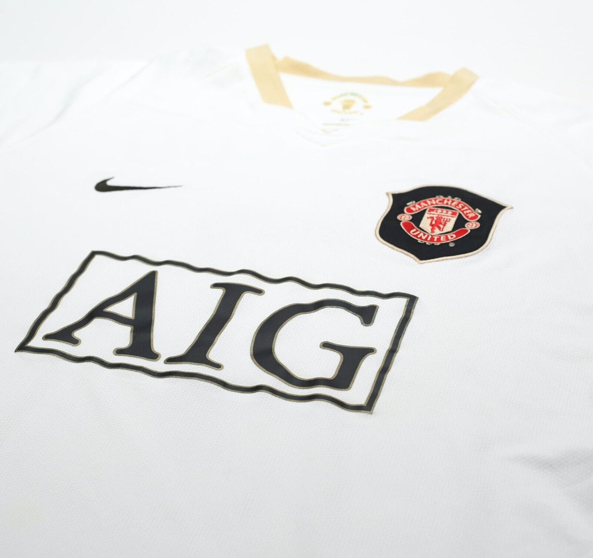 2006/08 RONALDO #7 Manchester United Vintage Nike Away Football Shirt (L)