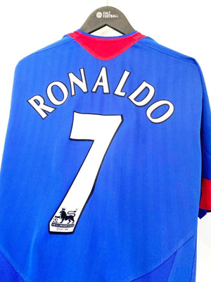 2006/08 RONALDO #7 Manchester United Vintage Nike Third Football Shirt (XL)