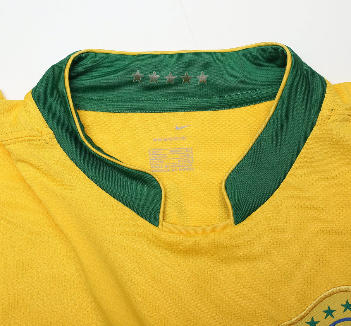 2006/08 RONALDO #9 Brazil Vintage Nike Home Football Shirt Jersey (L)