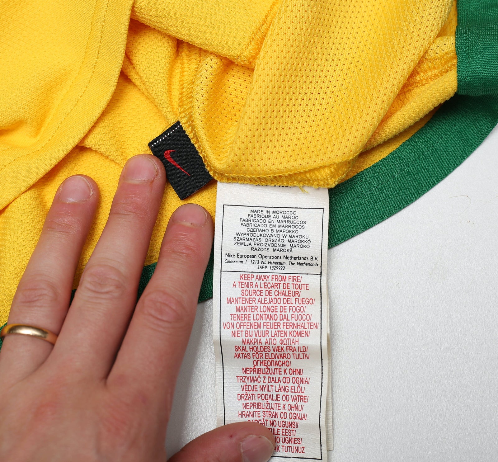 2006/08 RONALDO #9 Brazil Vintage Nike Home Football Shirt Jersey (L)