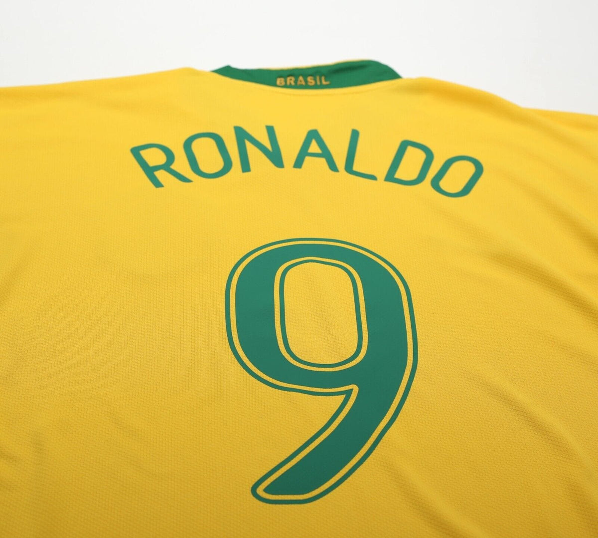 2006/08 RONALDO #9 Brazil Vintage Nike Home Football Shirt Jersey (XL)