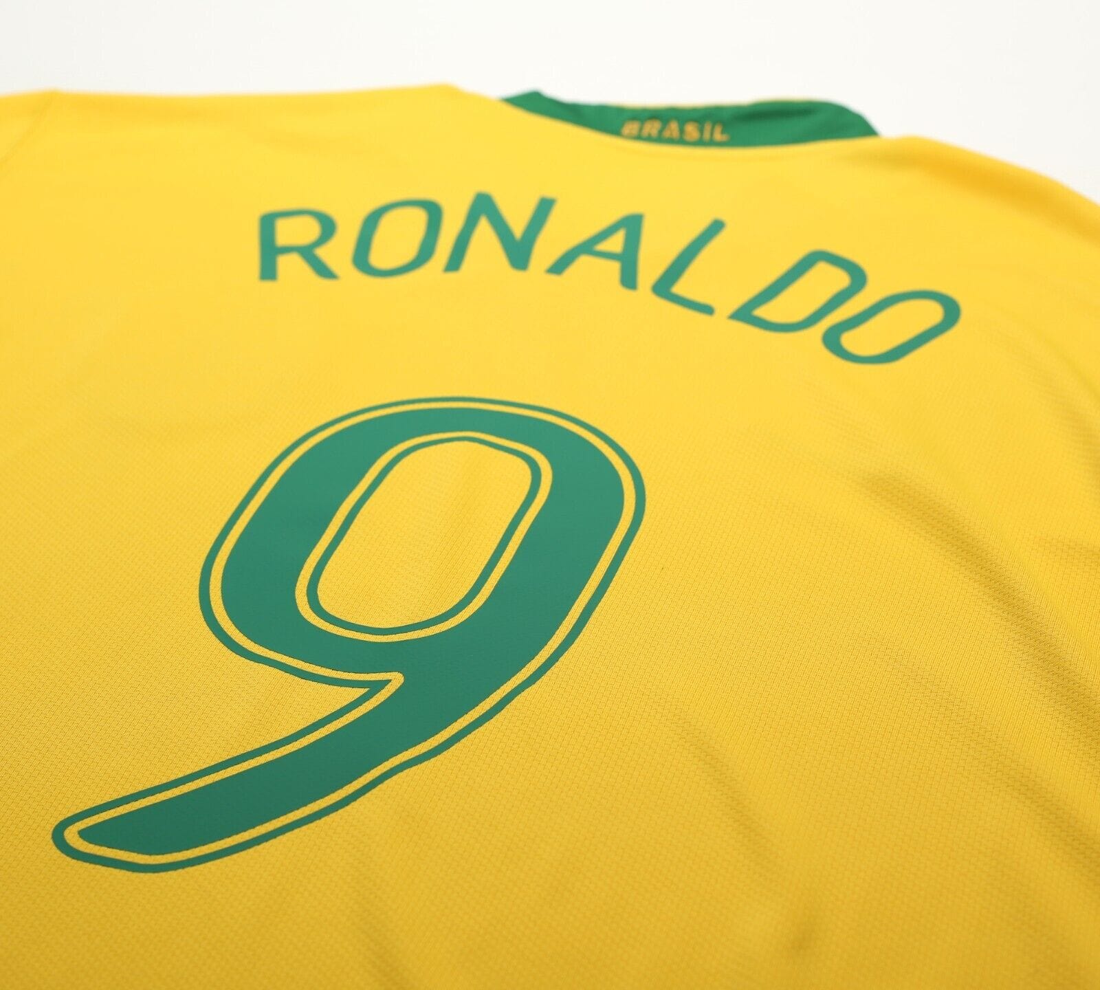2006/08 RONALDO #9 Brazil Vintage Nike Home Football Shirt Jersey (XL)