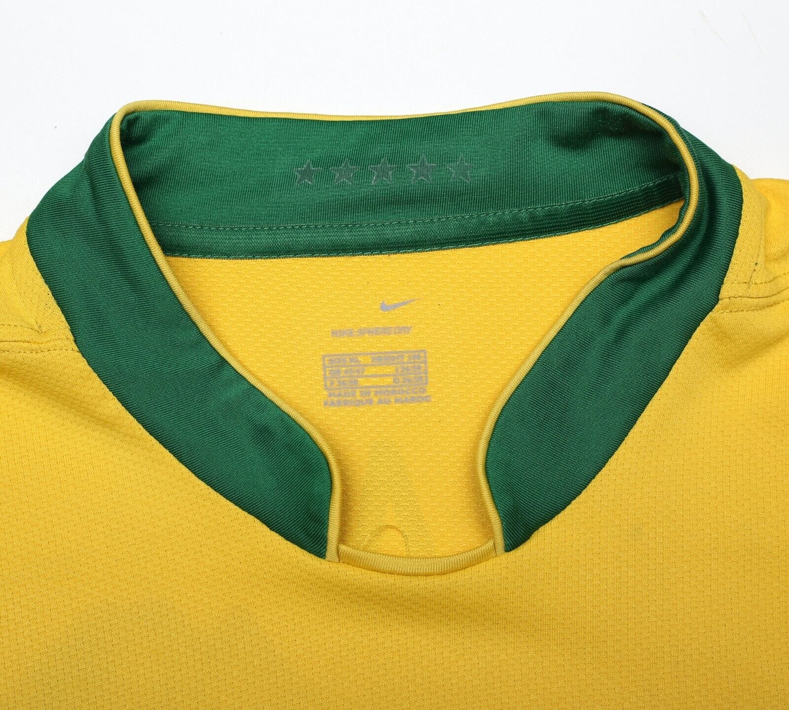 2006/08 RONALDO #9 Brazil Vintage Nike Home Football Shirt Jersey (XL)