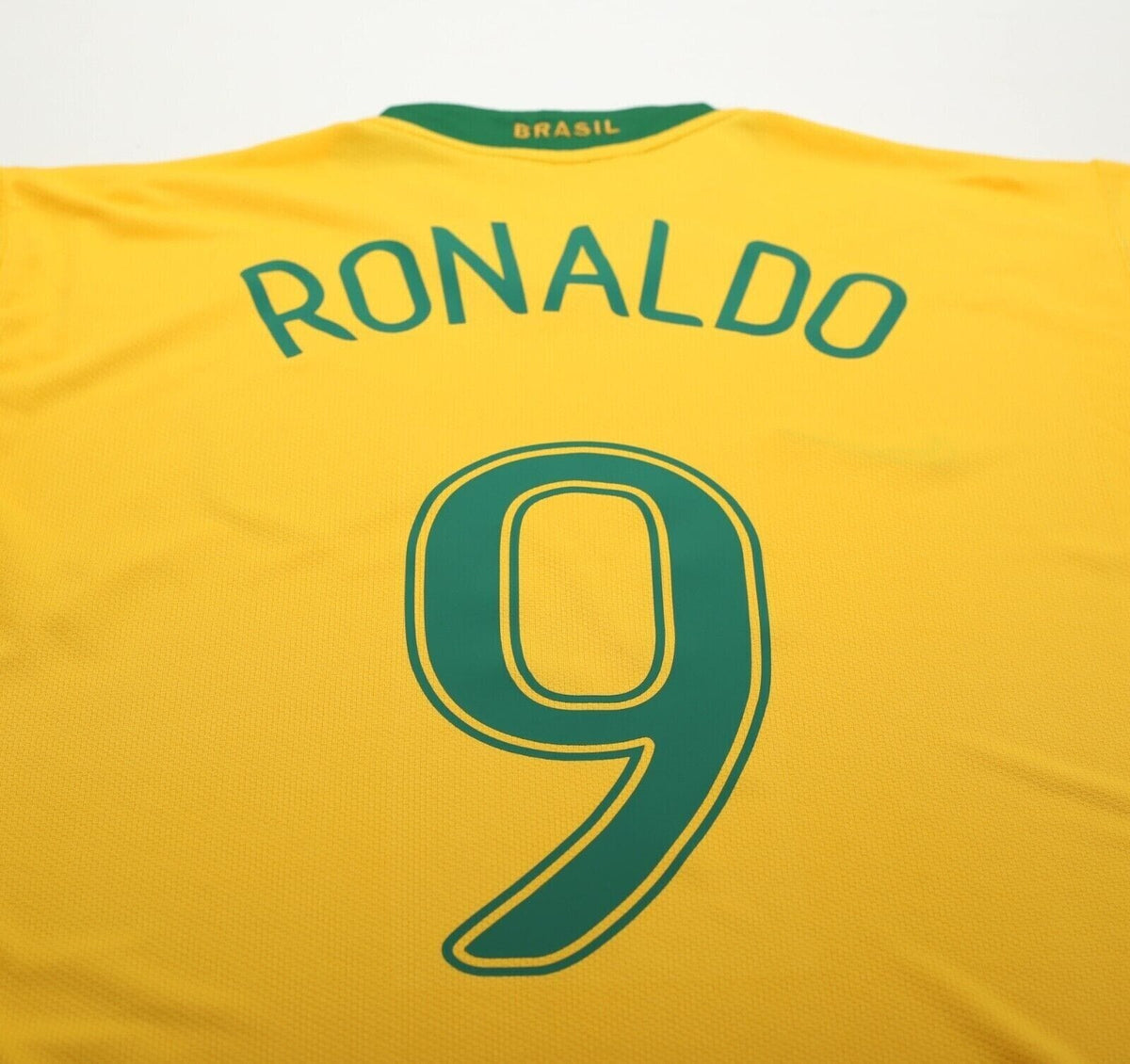 2006/08 RONALDO #9 Brazil Vintage Nike WC 2006 Home Football Shirt (L)